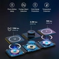 thumbnail image 6 of 3 in 1 Wireless Charger for iPhone, Magnetic Foldable 3 in 1 Charging Station, Travel Charger for Multiple Devices for iPhone, Air Pods, iWatch - White, 6 of 19