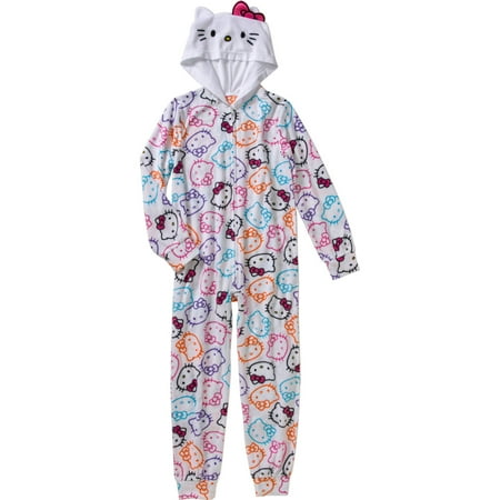 Hello Kitty Toddler Girl Hooded Blanket Sleeper