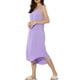 thumbnail image 4 of Vestido de pijama de lounge para mujeres INSPIRE CHIC, ropa de dormir, camisón de tirantes, noche de noche, L color púrpura claro, 4 of 5