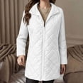 thumbnail image 4 of Womens Quilted Lightweight Jackets Zip Up Stand Collar Down Puffer Padded Jacket Coats Outwear with Pockets, 4 of 7