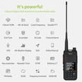 thumbnail image 3 of A36plus UHF/VHF/AM/FM Walky Talky Transceptores de radio multifuncionales Multibanda JShteea El nuevo, 3 of 7