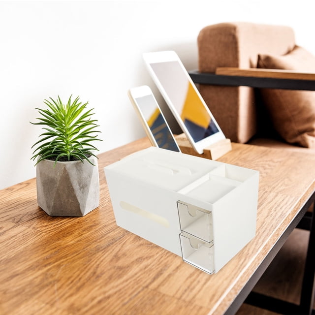 Milisten Organizador De Escritorio Multifuncional De Plástico Con Cajones Para Almacenamiento En Dormitorio Y
