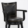 thumbnail image 2 of Boraam Jones Bar Height Swivel Bar Stool in Black, 2 of 5