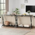 thumbnail image 3 of 2-Tier Narrow Console Table, Small Entryway Table,  Side Table for Behind Couch or Wall, Display Table for Hallway, Bedroom, Living Room, 3 of 7