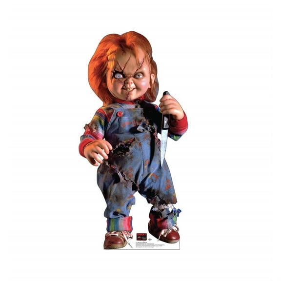 Advanced Graphics Cardboard Lifesize Chucky with Knife Cutout