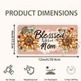 thumbnail image 2 of Blessed Mom with Sunflowers Front License Plate,Metal License Plate,Funny Standard Plates Personalized Novelty Decorative For Men/Women/Boys/Girls Car 6×12 Inch, 2 of 7