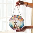thumbnail image 2 of Happy Birthday to Boxer Kitten Party Balloons Cake Stained Glass Suncatcher Boxers Dog Lover Gifts Idea Window Hanging Sign Decor - 00027, 2 of 5