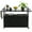 Black, variant on Light brown wicker - Snack storage and serving - Poolside relaxation - Sturdy and portable bar cart