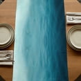 thumbnail image 5 of Table Runners 90 Inches Long Dress Scarves, Blue Teal Ombre Farmhouse Coffee/Dining/Kitchen Table Runner for Living Room, Coastal Beach Modern Abstract Art 13x90 Inch, 5 of 9