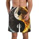 thumbnail image 1 of Balery Yin Yang Traje de Baño Estilo Hawaiano para Hombre, Shorts de Secado Rápido con Bolsillos-XX-Large, 1 of 6