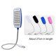 thumbnail image 3 of Lámpara de lectura de 28LEDs, luz LED USB Ultra brillante para libros, cuidado de los ojos, lámparas de mesa flexibles, lámpara de noche para PC, portátil, luz led de lectura USB, 3 of 4
