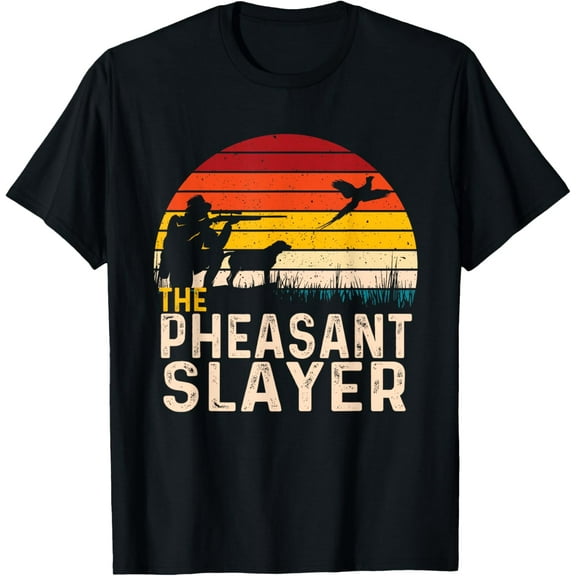 Premium model-Unisex-100% cotton-The Pheasant Slayer - Pheasant Hunting Bird Hunter T-Shirt