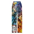 thumbnail image 5 of Demon Slayer Pajama Pants Long Sleep Pants Soft Elastic Waist PJ Bottoms Lounge Pants, 5 of 7