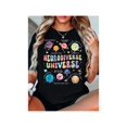 thumbnail image 1 of [Cosmic Planets Mom Tee] Fun Cosmic Planets Teacher T-Shirt - Neurodiverse universe Printed - Gift for mothers, 1 of 6