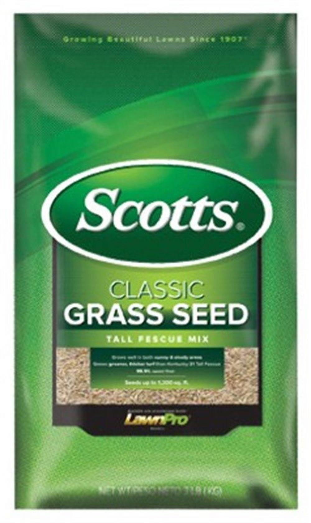 Scotts Classic Tall Fescue Mix Grass Seed - Drought-Tolerant - 7 Lb, Covers 1,550 Sq Ft