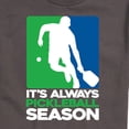 thumbnail image 3 of Instant Message - It's Always Pickleball Season - Men's Short Sleeve Graphic T-Shirt, 3 of 6