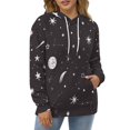 thumbnail image 4 of Space Stars Moon Pattern Men's Women New Sweatshirt Hoodie Men's Plus Size Sweatshirt Hooded Sweatshirt 3d Printed Street Men's Cloth, 4 of 6