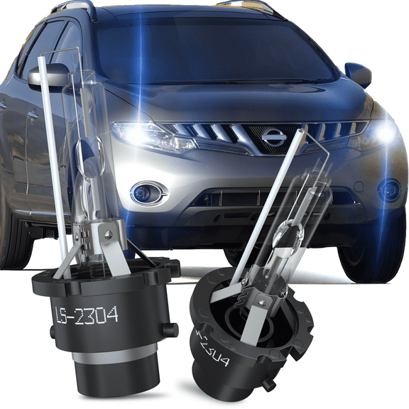 HID Xenon Headlight Bulb for Nissan Murano 2003-2014 High Low Beam 6000K 2x