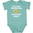 thumbnail image 3 of Inktastic Proof Mommy Cant Resist Pilots Boys Baby Bodysuit, 3 of 5