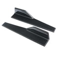 thumbnail image 4 of 2pcs 17.7 '' Sedán Del Lado Del Divisor de La Extensión Del Strake Del Sedán Del Coche kusrkot Faldones laterales del equipo del cuerpo del coche, 4 of 8