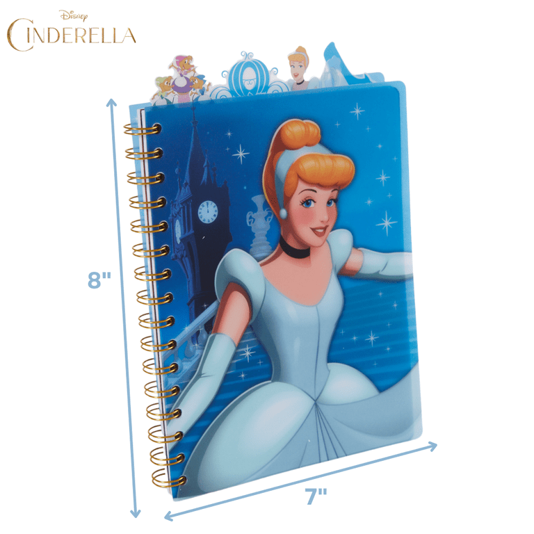 Innovative Designs Disney Cinderella Spiral Notebook, 96 Pages