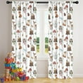 thumbnail image 5 of Blackout Kids Curtains,Forest Fairy Princess Pattern Childrens Insulated Curtains Set Of 2,Bedroom Essentials,Toddler Room Decor 42"x84", 5 of 5
