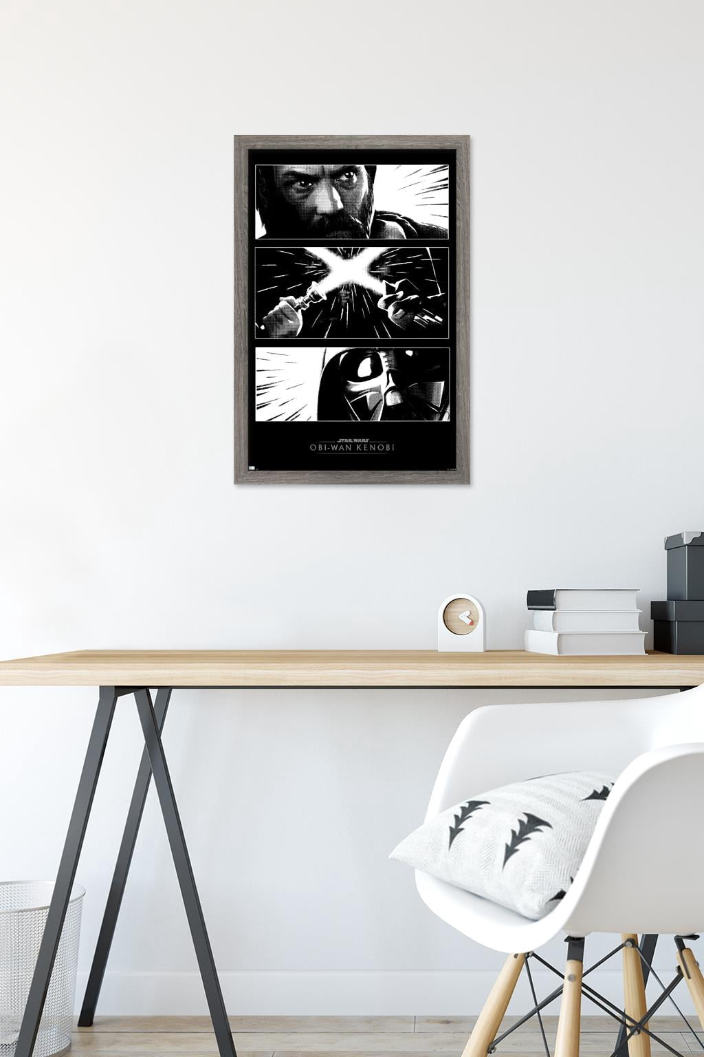 Star Wars: Obi-Wan Kenobi - Panels Wall Poster, 14.725" x 22.375" Framed