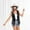 Black, variant on Spring/Summer Vest Sequined Vest Western Cowboy Style Cardigan Vest for Women,S,Rose Gold,1- Spring
