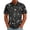 Purple, variant on Men’s Spooky Season Staple Collar Shirt Short Sleeve Castle Spider Ghost Bat Pumpkin Full Print Soft Collar Casual Party Blouse Wine XL