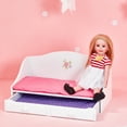thumbnail image 3 of Olivia’s Little World Trundle Daybed for 18" Dolls with Pull-Out Bed and Cushions, 3 of 5