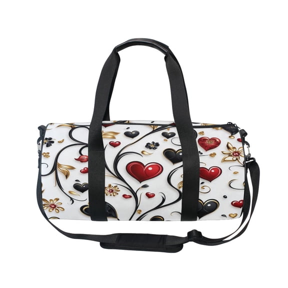 BZSMCE Bucket Sports Bag Creative Ornate Affection Pattern Casual Simple Bag
