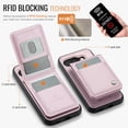 thumbnail image 4 of Decase for Google Pixel 9 Pro XL Wallet Case with Card Holder, Compatible with Mag-safe, RFID Blocking 2 in 1 Detachable Protective Phone Leather Cover with Kickstand for Women Men, Pink, 4 of 13