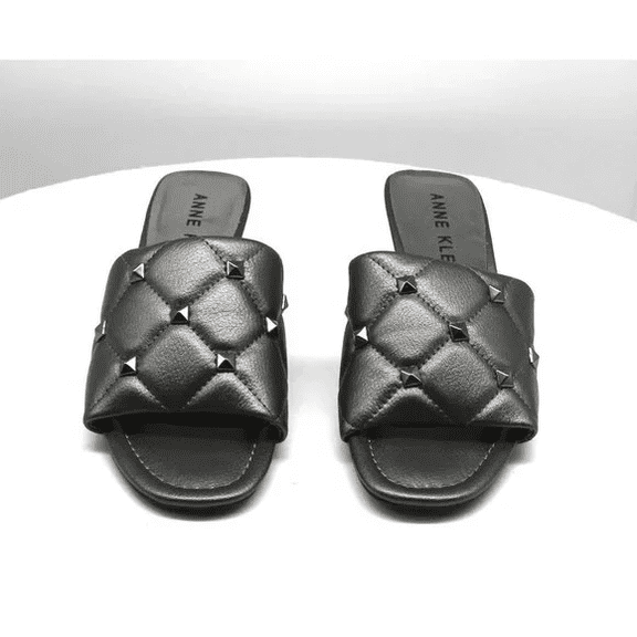 Anne Klein Kyla Studded Kitten-Heel Sandals