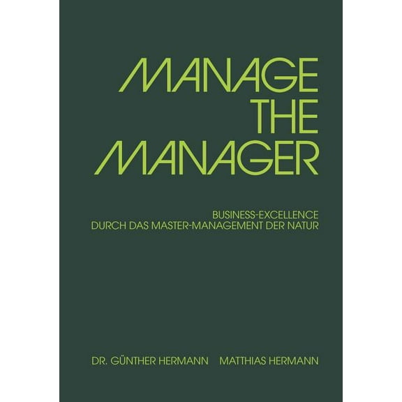 Manage the Manager (Paperback)