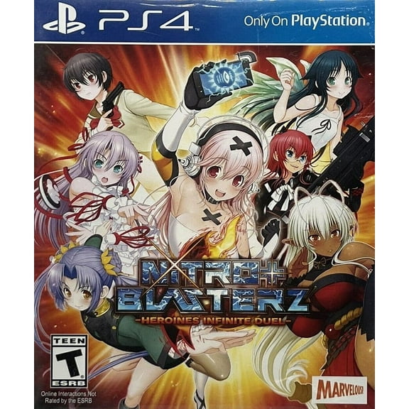 Restored Nitroplus Blasterz: Heroines Infinite Duel (PlayStation 4, 2016) Fighting Game (Refurbished)