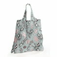 thumbnail image 2 of Easter Reusable Market Bag, Toy Bunnies with Funny Expressions Ornate Spring Branches and Eggs, Printed Foldable Bag for Shopping and Grocery Large Capacity, Bluegrey Coral Black, by Ambesonne, 2 of 4