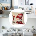 thumbnail image 3 of Snowman Red Bird Linen toss pillowcase Decoration pillowcase Gift preferred 20x20" Cushion cover 4 set Sofa pillowcase Sofa bedroom living room car, 3 of 8