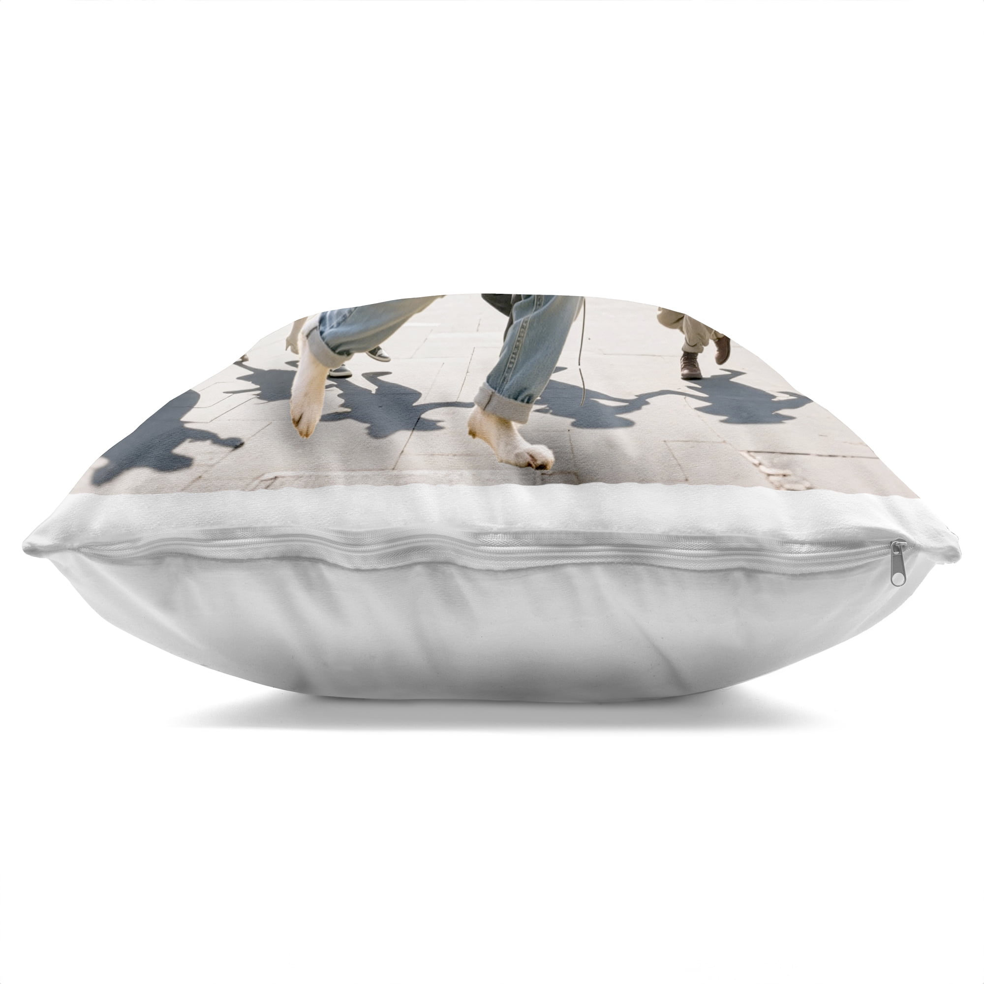 Stupell Industries Stylish Dog Dancing in Park Decorative Printed Throw Pillow, design by CAD Designs, 18 x 7 x 18