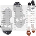 thumbnail image 3 of Xfvqtps Kids Girls Princess Sandals Open Toe Knit Upper Flower Hook and Loop Soft Sole Flats Summer Shoes, 3 of 8