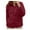 Wine, variant on Women's Solid Color Jacket Thick Zip Up Stand Collar Coat, Warm and Stylish Winter Outerwear for Women