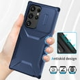 thumbnail image 5 of Dteck Case for Samsung Galaxy S25 Ultra,Shockproof TPU+PC Armor Case Slide Lens Protection Cover for Galaxy S25 Ultra,Blue, 5 of 7