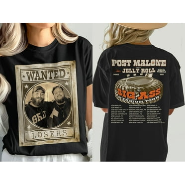 Post Malone, Post Malone Tour, Big Ass Stadium Tour, Posty 2025 Tour, Jelly R.ll, Jelly R.ll Tour, Posty Tour Merch, Post Malone Shirt