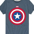 thumbnail image 3 of Marvel Captain America - Logo Shield - Toddler and Youth Short Sleeve Graphic T-shirt, 3 of 5