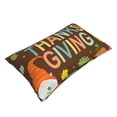 thumbnail image 2 of Fotbe Happy Thanksgiving With Gnome Pillow Cases - Envelope Closure - Luxury, Extra Soft, Cooling Pillow Covers - Wrinkle, Fade, Stain Resistant-14"x20", 2 of 8