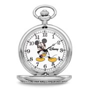 Disney Men's Pocket Watch, Silver Chain