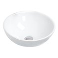 thumbnail image 2 of Karran Usa Vc-411 Valera 15-1/2" Circular Vitreous China Vessel Bathroom Sink - White, 2 of 5