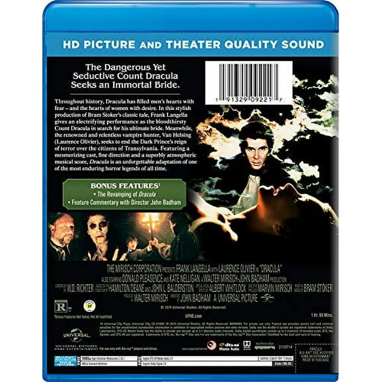 Dracula (1979) [Blu-ray] - Walmart.com