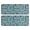 Teal Paisley Pattern, variant on Kitchen Rugs Sets Of 2,Teal Paisley Pattern Anti Fatigue Kitchen Mat Rugs Non Slip Washable,Decorative Kitchen Floor Mats for Kitchen,Sink,Laundry,17"x47" 17"x47"