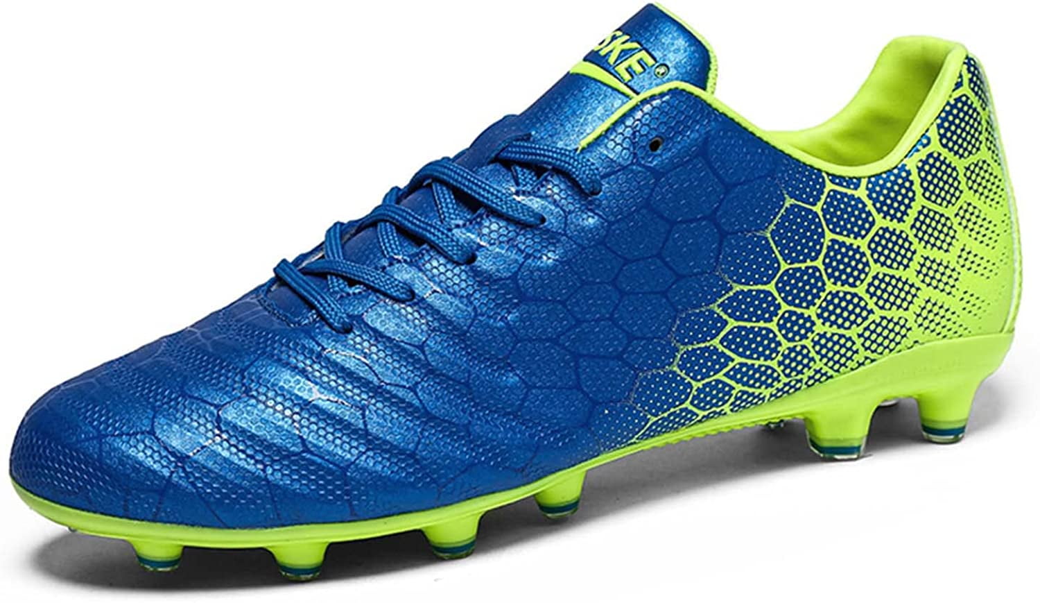 Fg/Ag Leather Mens Football Boots Soccer Cleats Outdoor Athletics