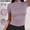 Purple, variant on Top-kevin Women'S Athletic Top, Short-Sleeve Fitness Shirt with a Half-Zip Design, Mesh Back, Suitable for Running, Cycling, Gym Workouts, And Yoga
